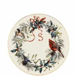 Lenox Salad Plate Winter Greeting