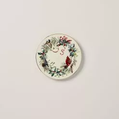 Lenox Bread Plate Greeting Winter