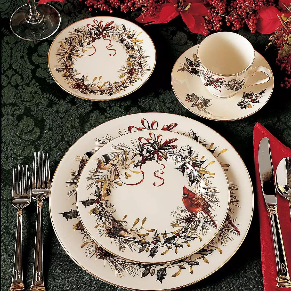 Lenox Place Setting 5-Piece Greeting Winter 5 Lenox Place Setting 5-Piece Greeting Winter - Image 3