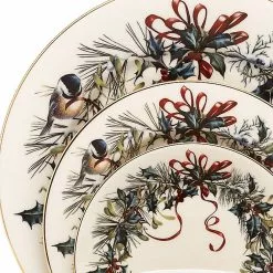 Lenox Place Setting 5-Piece Greeting Winter 13 Lenox Place Setting 5-Piece Greeting Winter -Lenox The Christmas Shop Sales 185591602 w3