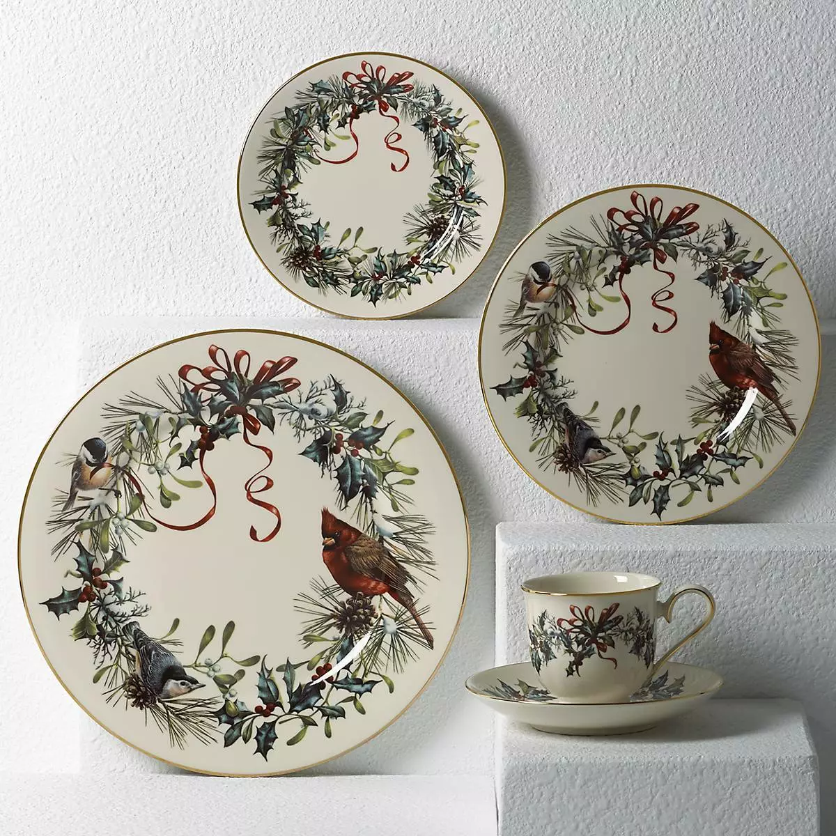 Lenox Place Setting 5-Piece Greeting Winter 6 Lenox Place Setting 5-Piece Greeting Winter - Image 4