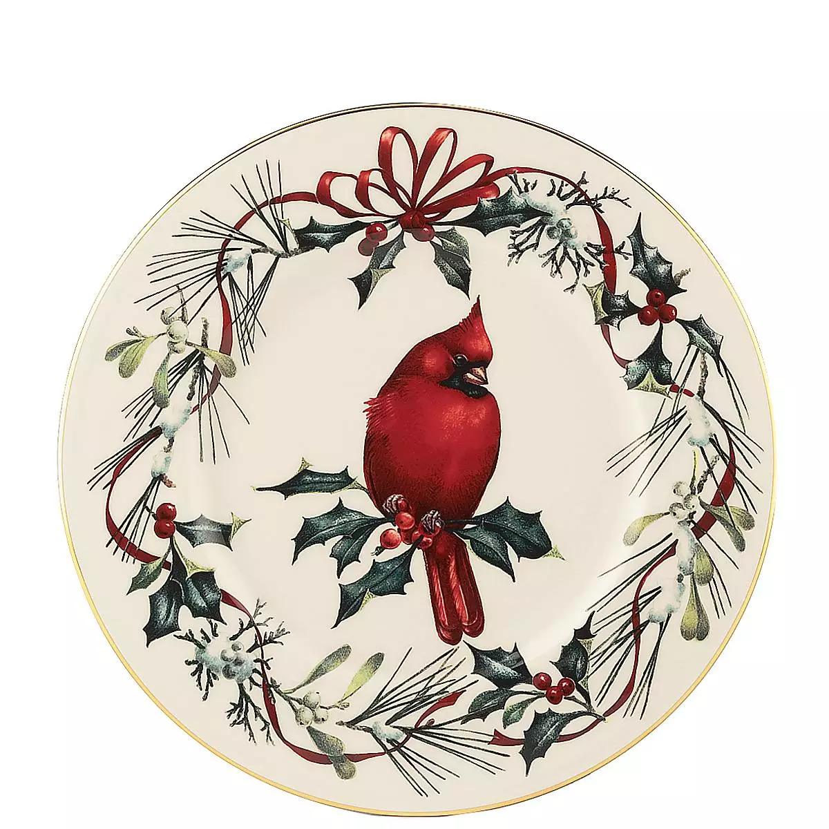 Lenox Accent Plate Greeting Winter 4 Lenox Accent Plate Greeting Winter - Image 2