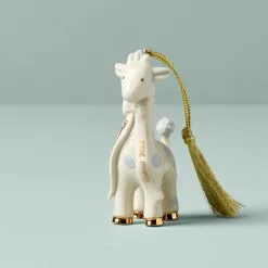 Lenox Baby' Ornament First Giraffe Christma Blue