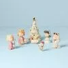 Lenox Peanut 7-Piece Pageant Figurine Christma -Lenox The Christmas Shop Sales 6406565 w10