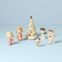 Lenox Peanut 7-Piece Pageant Figurine Christma