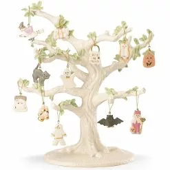 Lenox Trick Or Treat Set Ornament Tree 12 Piece -Lenox The Christmas Shop Sales 828081 wHR