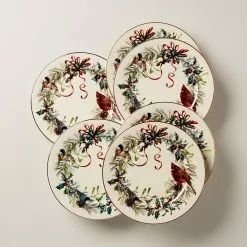 Lenox Set Plate 6-Piece Greeting Dinner Winter