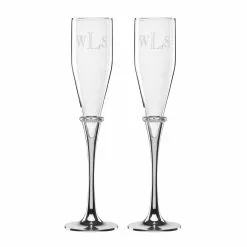 Lenox Devotion 2-pc Toasting Flute Set -Lenox The Christmas Shop Sales 837521 LNP S23 WLS