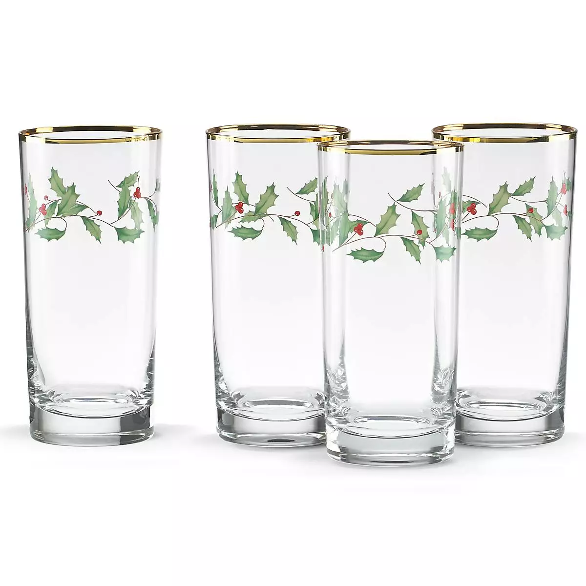 Lenox Holiday™ 4-piece Highball Glass Set 4 Lenox Holiday™ 4-piece Highball Glass Set - Image 2