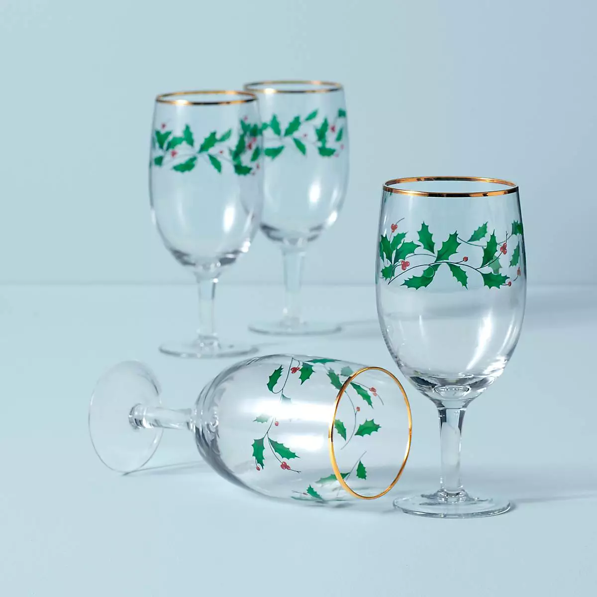 Lenox Holiday™ 4-piece Iced Beverage Glass Set 3 Lenox Holiday™ 4-piece Iced Beverage Glass Set