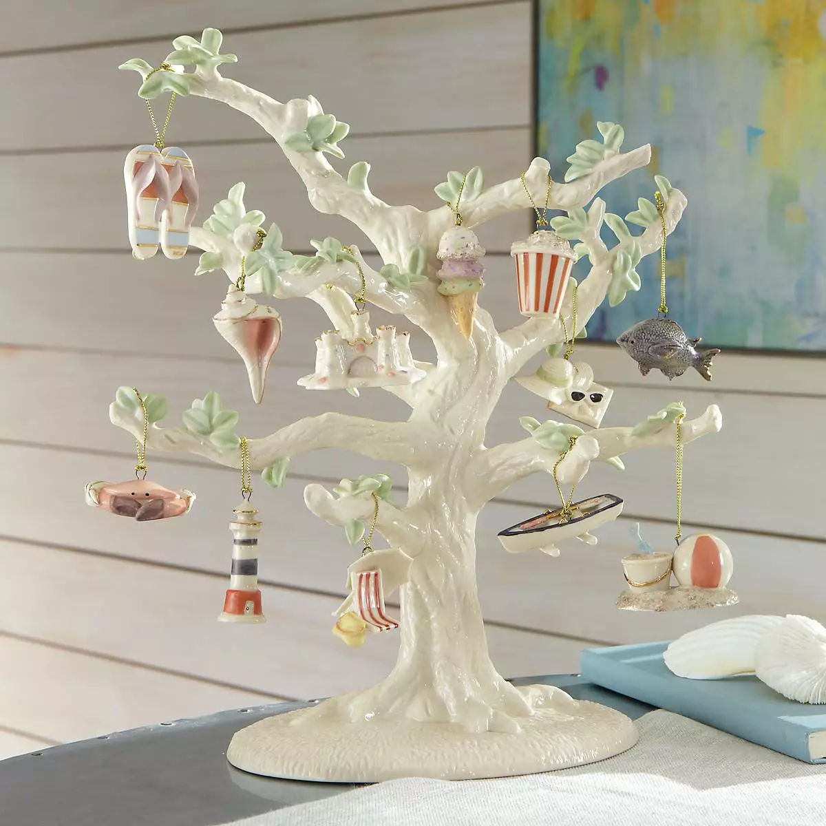 Lenox Set Ornament Tree 12-Piece Summer 6 Lenox Set Ornament Tree 12-Piece Summer - Image 4