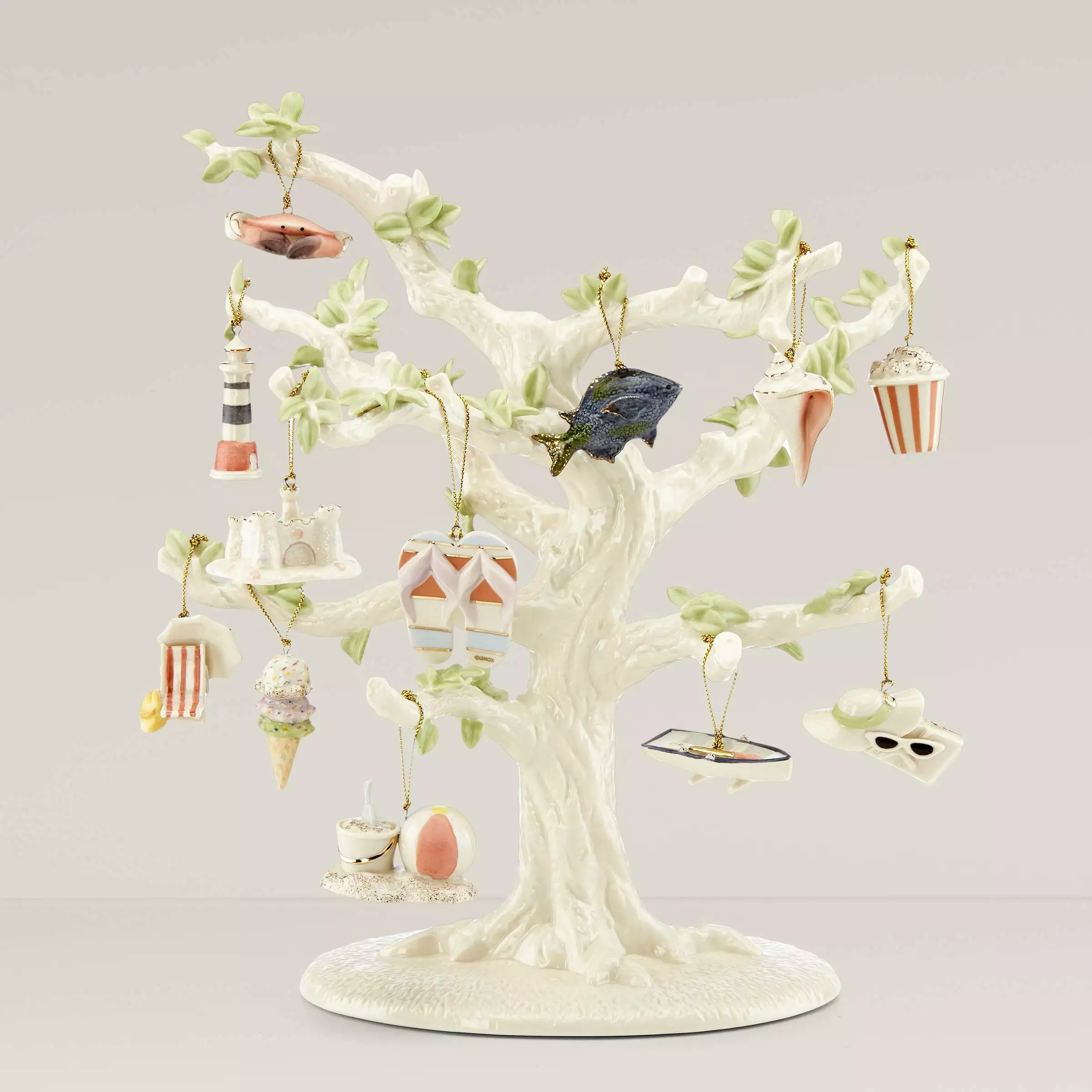 Lenox Set Ornament Tree 12-Piece Summer 3 Lenox Set Ornament Tree 12-Piece Summer