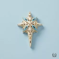 Lenox First Blessing Nativity Figurine Lighted Star