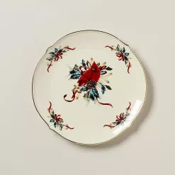 Lenox Platter Serving Greeting Round Winter