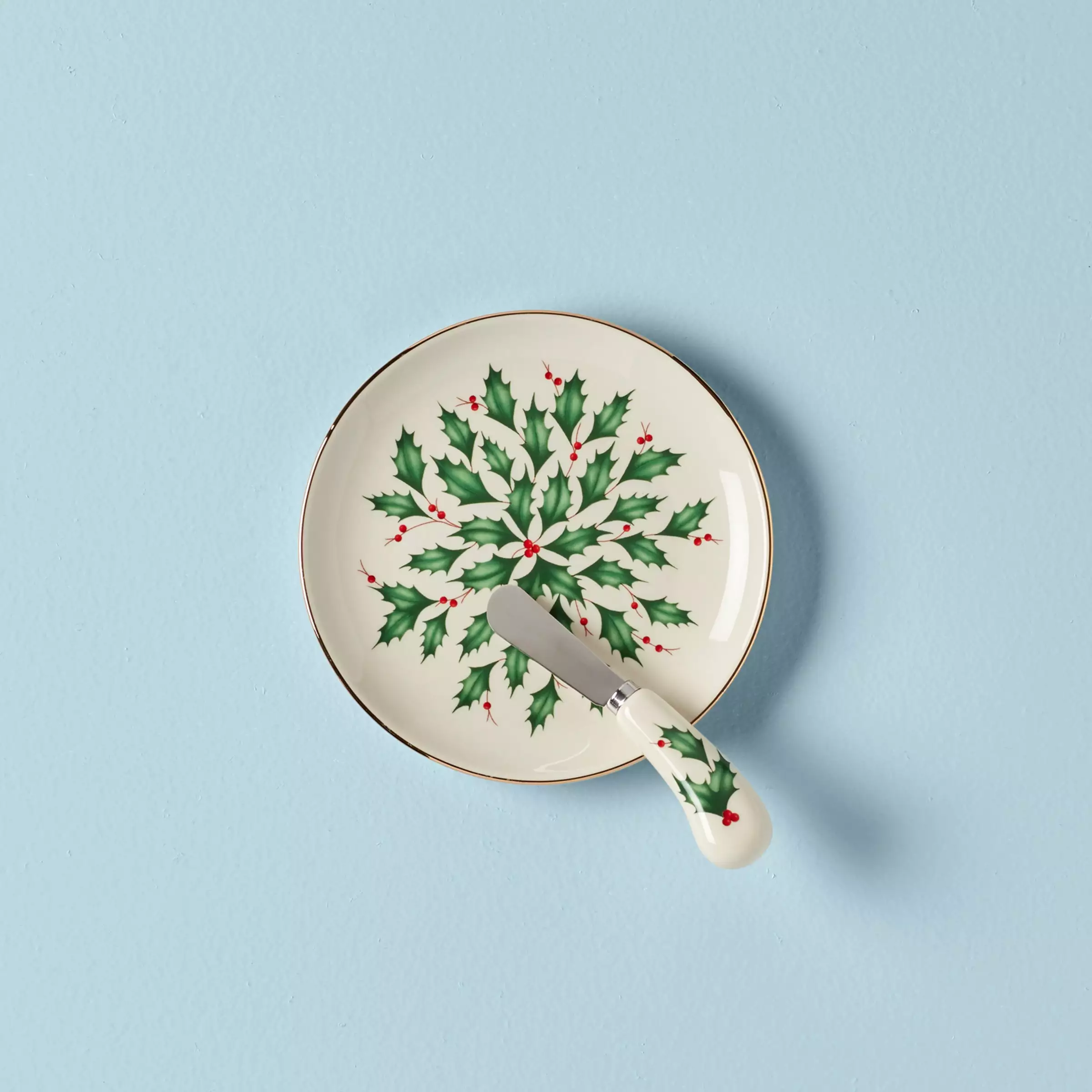 Lenox Hosting The Holiday Set Cheese Knife Plate 3 Lenox Hosting The Holiday Set Cheese Knife Plate