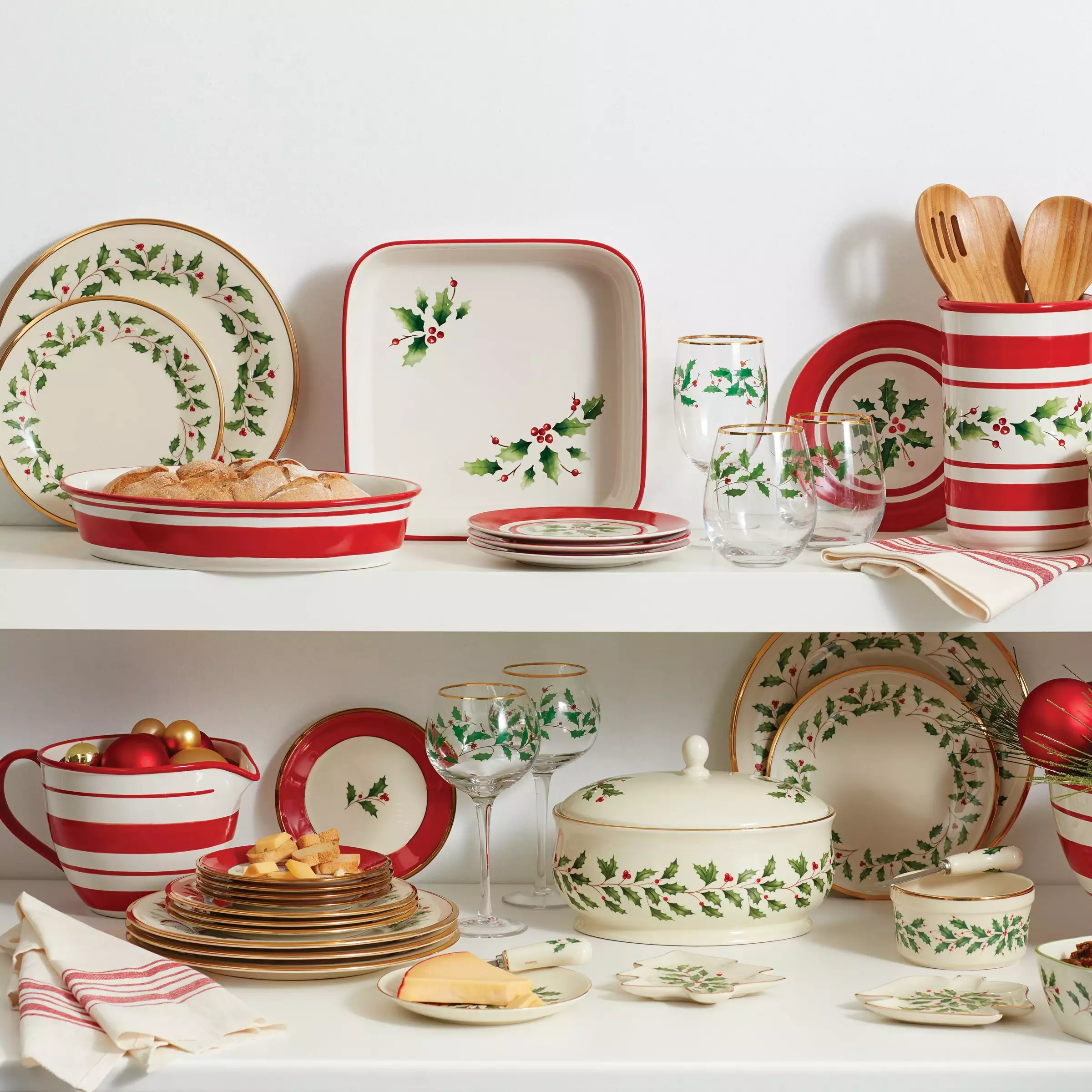 Lenox Hosting The Holiday Set Cheese Knife Plate 4 Lenox Hosting The Holiday Set Cheese Knife Plate - Image 2