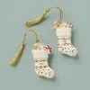 Lenox Forever Friend Set Ornament Stocking 2-Piece 2 Lenox Forever Friend Set Ornament Stocking 2-Piece -Lenox The Christmas Shop Sales 868046 w10