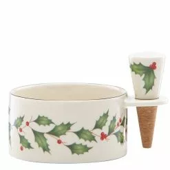 Lenox Hosting The Holiday Set Wine Coaster Stopper -Lenox The Christmas Shop Sales 870006 wHR 8a868a77 f2ac 4922 918a 32f048ddbc75