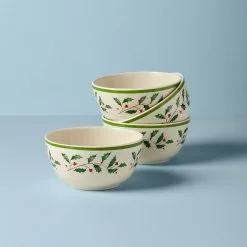 Lenox Holiday™ Melamine 4pc All Purpose Bowl Set