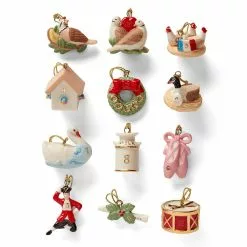 Lenox Twelve Day Of Christmas Set Ornament 12-Piece -Lenox The Christmas Shop Sales 878893 wHR