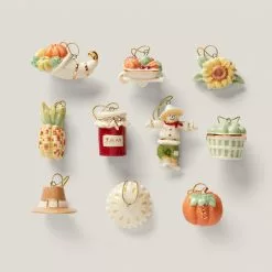 Lenox Set Ornament Tree 10 Piece Autumn -Lenox The Christmas Shop Sales 879308 w10
