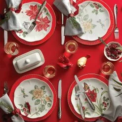 Lenox Set Dinnerware 18-Piece Butterfly Meadow Holiday 7 Lenox Set Dinnerware 18-Piece Butterfly Meadow Holiday -Lenox The Christmas Shop Sales 880091 w1 f8cb89dd 9263 40b8 b95d 9c910774c6e4