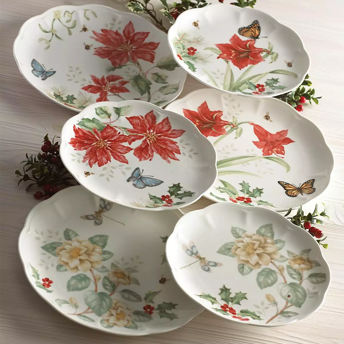 Lenox Set Dinnerware 18-Piece Butterfly Meadow Holiday 5 Lenox Set Dinnerware 18-Piece Butterfly Meadow Holiday - Image 4