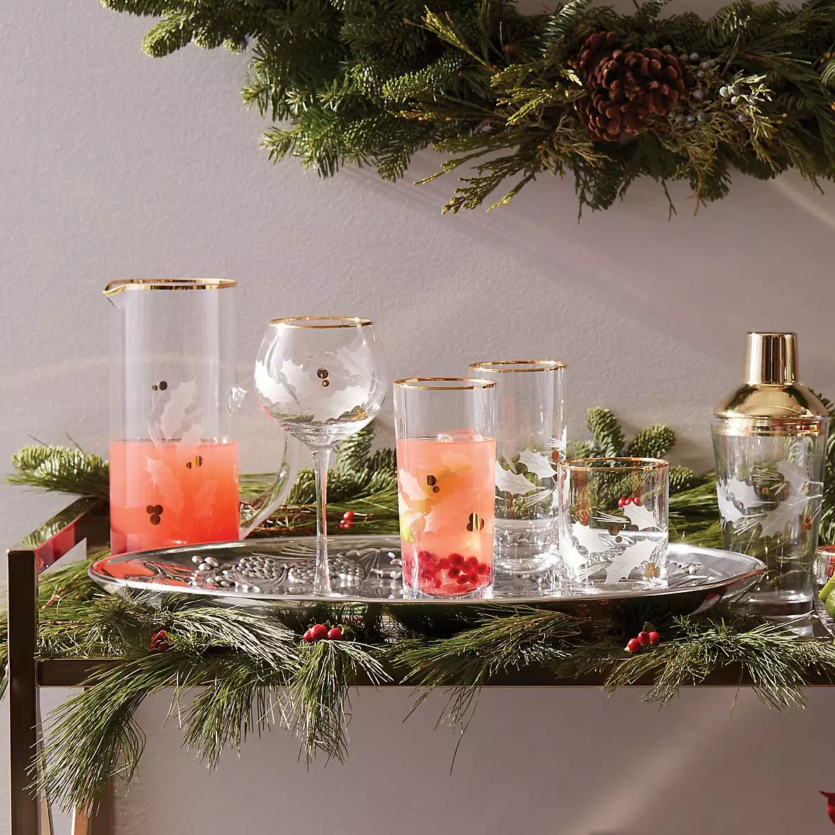 Lenox Holiday™ Gold 4-piece Highball Glass Set 5 Lenox Holiday™ Gold 4-piece Highball Glass Set - Image 3