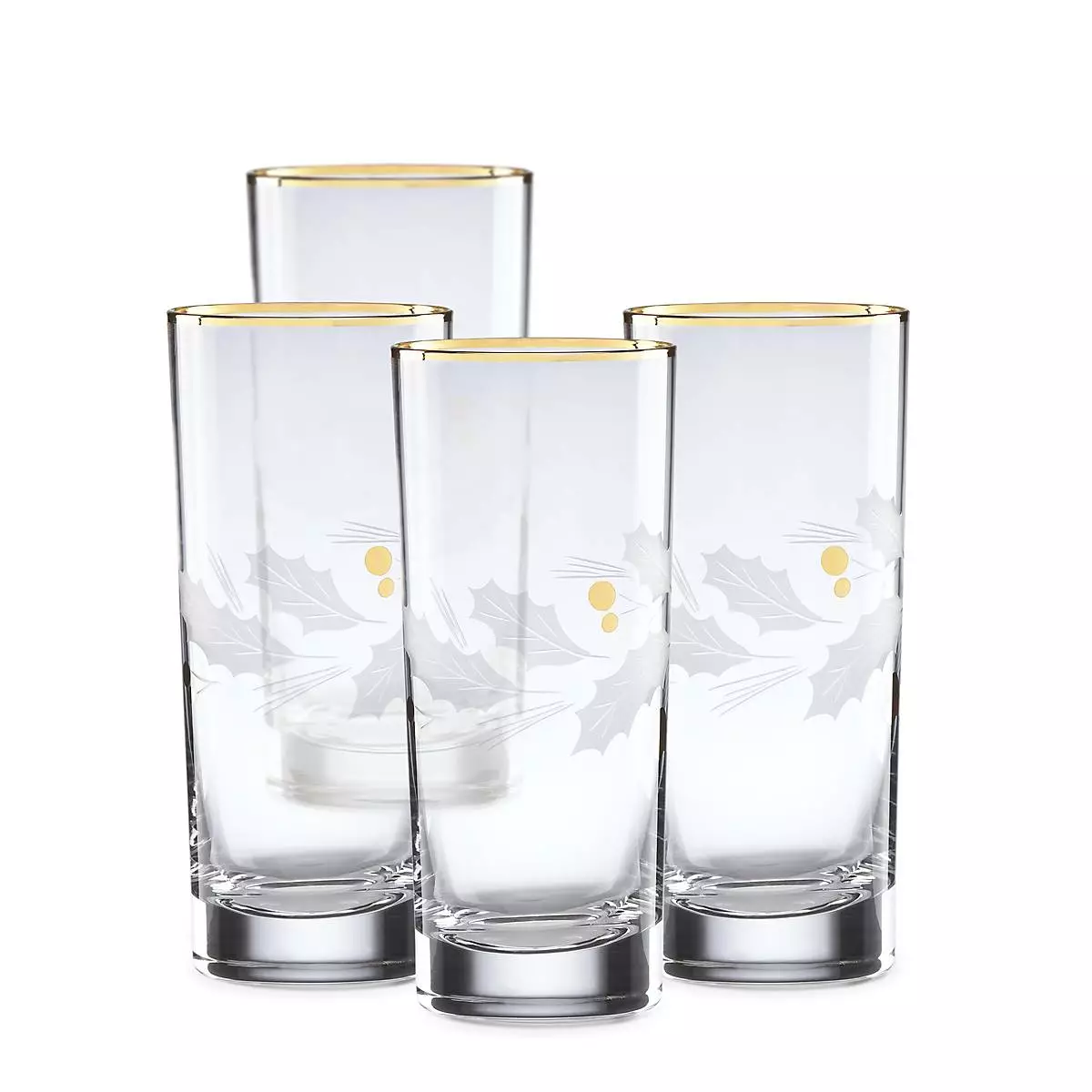 Lenox Holiday™ Gold 4-piece Highball Glass Set 4 Lenox Holiday™ Gold 4-piece Highball Glass Set - Image 2