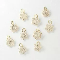 Lenox Set Ornament 10-Piece Snowflake 13 Lenox Set Ornament 10-Piece Snowflake -Lenox The Christmas Shop Sales 890425 LHOL 22 FEA CAT 2
