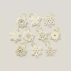 Lenox Set Ornament 10-Piece Snowflake