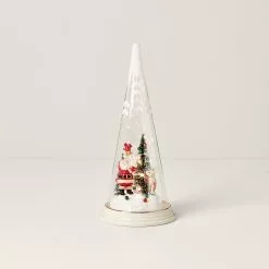 Lenox Santa &Amp; Friend Cone Glas Magic Light-Up Merry