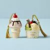 Lenox Forever Friend Set Ornament 2 Piece Ice Cream -Lenox The Christmas Shop Sales 890430 w10