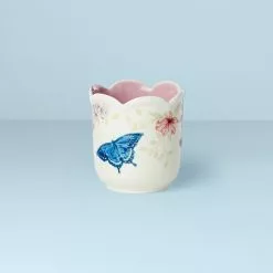 Lenox Candle Linen Scalloped Butterfly Meadow Lilac