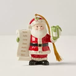 Lenox Santa'S List Ornament
