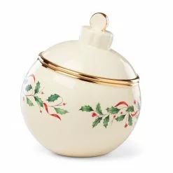 Lenox Cookie Jar Holiday
