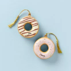 Lenox Forever Friend Set Ornament 2-Piece Donut