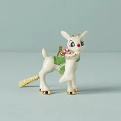 Lenox Rudolph'S Surprise Stocking Ornament 7 Lenox Rudolph'S Surprise Stocking Ornament -Lenox The Christmas Shop Sales 892576 w10