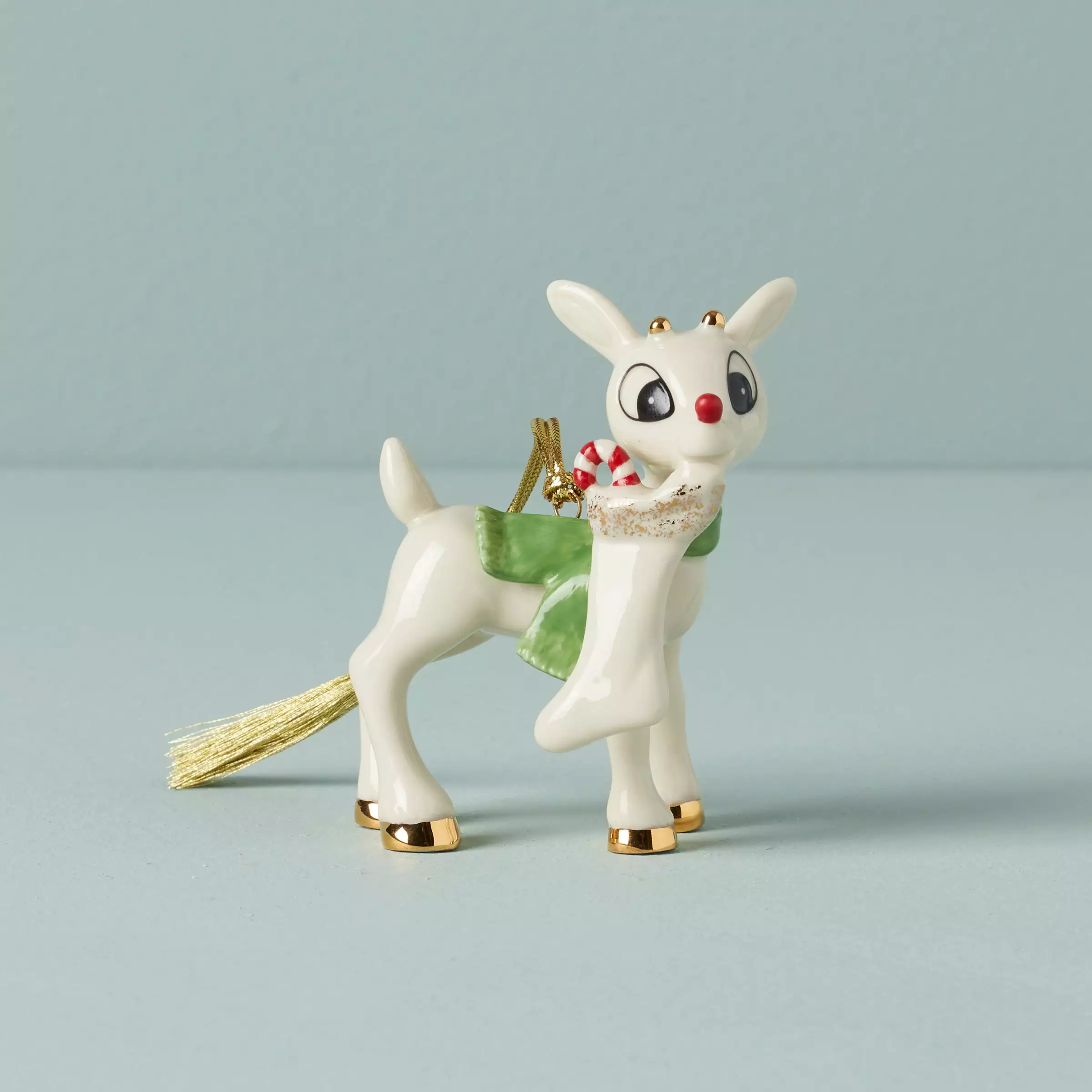 Lenox Rudolph'S Surprise Stocking Ornament 5 Lenox Rudolph'S Surprise Stocking Ornament - Image 3