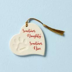 Lenox Ornament Paw Print
