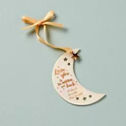 Lenox Love You To The Moon Ornament Back