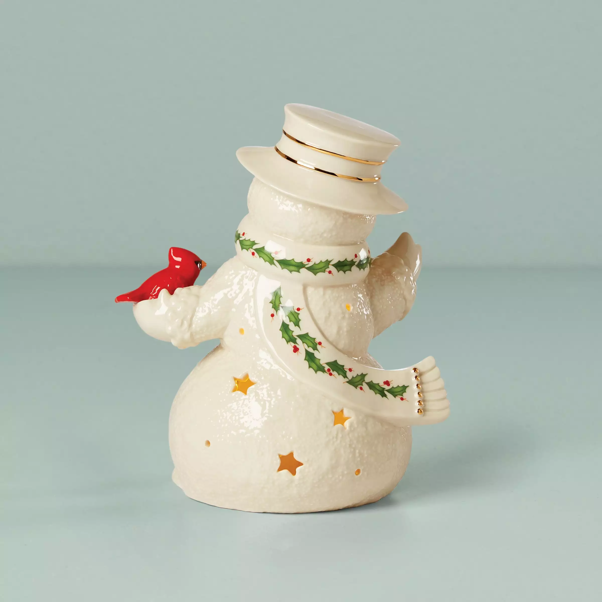 Lenox Snowman Lit Figurine 3 Lenox Snowman Lit Figurine - Image 2