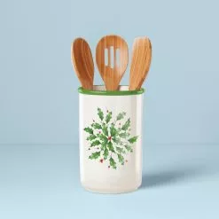 Lenox Set Utensil Holder Holiday