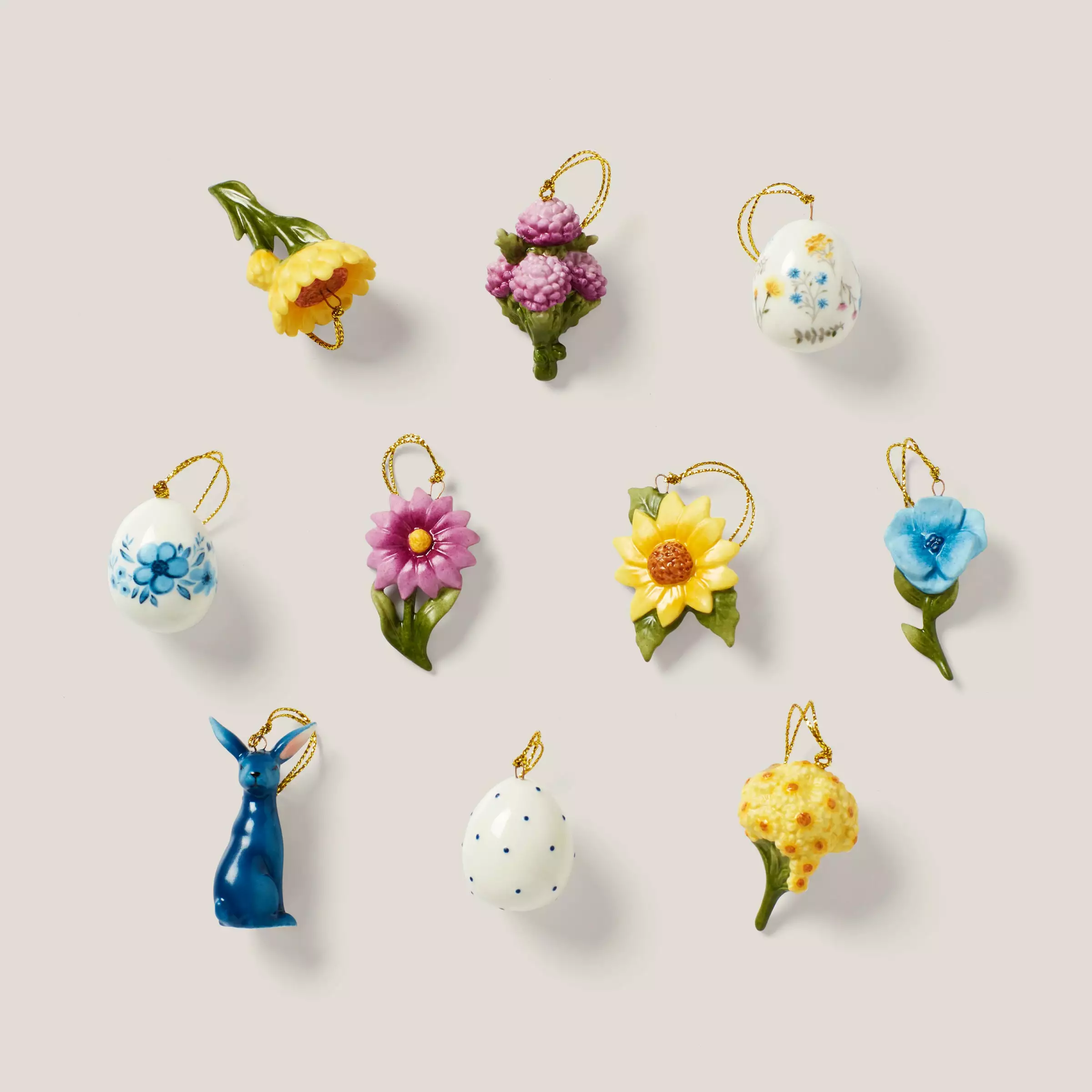 Lenox Set Ornament 10-Piece Floral Easter 3 Lenox Set Ornament 10-Piece Floral Easter