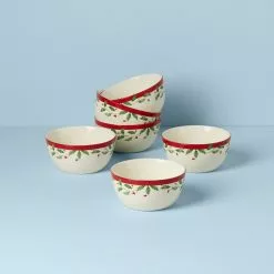 Lenox Set Dessert Bowl 6-Piece Holiday
