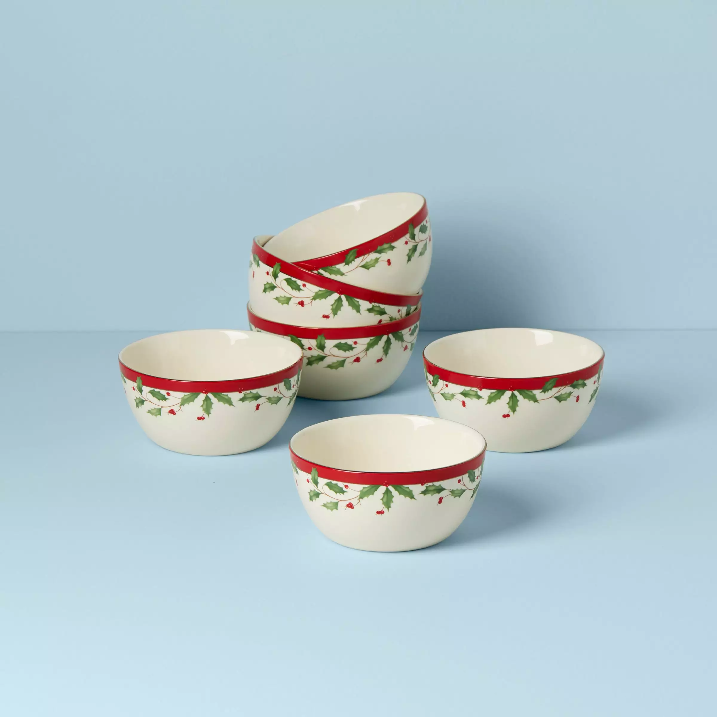 Lenox Set Dessert Bowl 6-Piece Holiday 3 Lenox Set Dessert Bowl 6-Piece Holiday