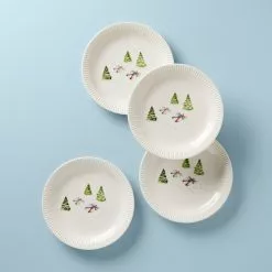Lenox Set Profile Accent Plate Snow Day 4-Piece