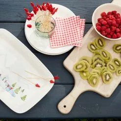 Lenox Platter Profile Snow Day -Lenox The Christmas Shop Sales 893510 894304 893506 891168 891164 LHOL 22 FEA 2