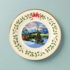 Lenox Train Plate Holiday 2021