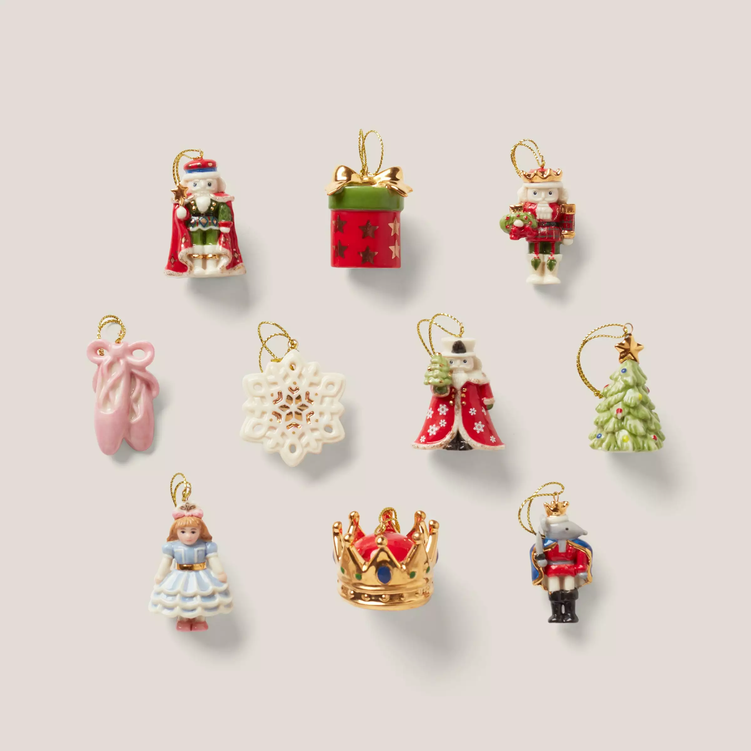 Lenox The Nutcracker Set Ornament Tree 10-Piece 4 Lenox The Nutcracker Set Ornament Tree 10-Piece - Image 2